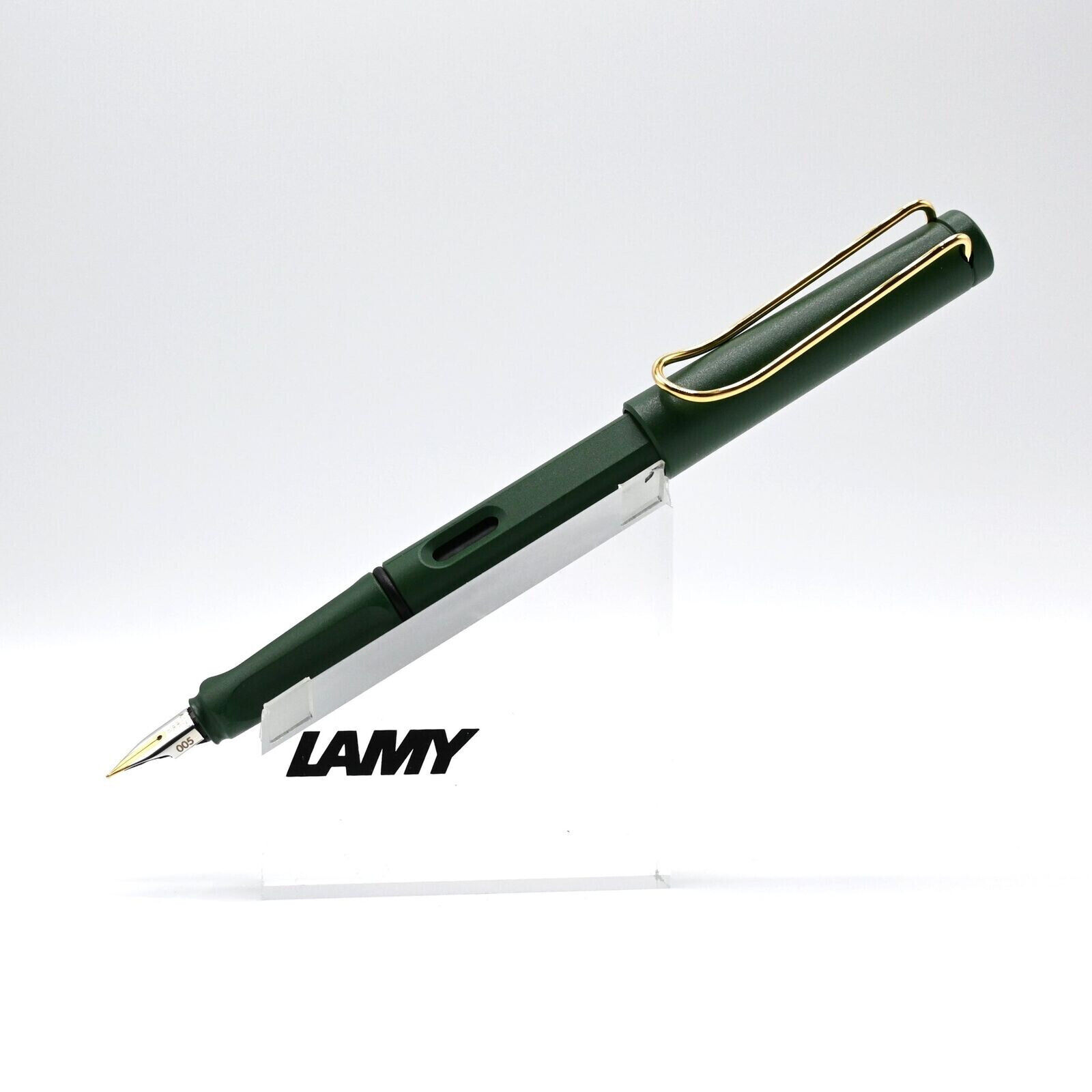 LAMY Safari Field Green Gold Clip 14K Nib limited edition - Asia exclusive