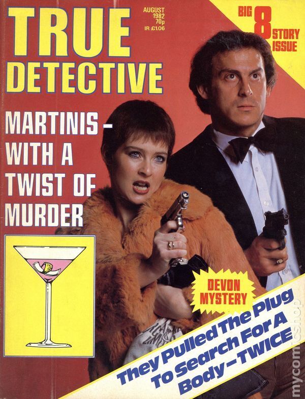 True Detective UK Edition Aug 1982 VG Stock Image Low Grade