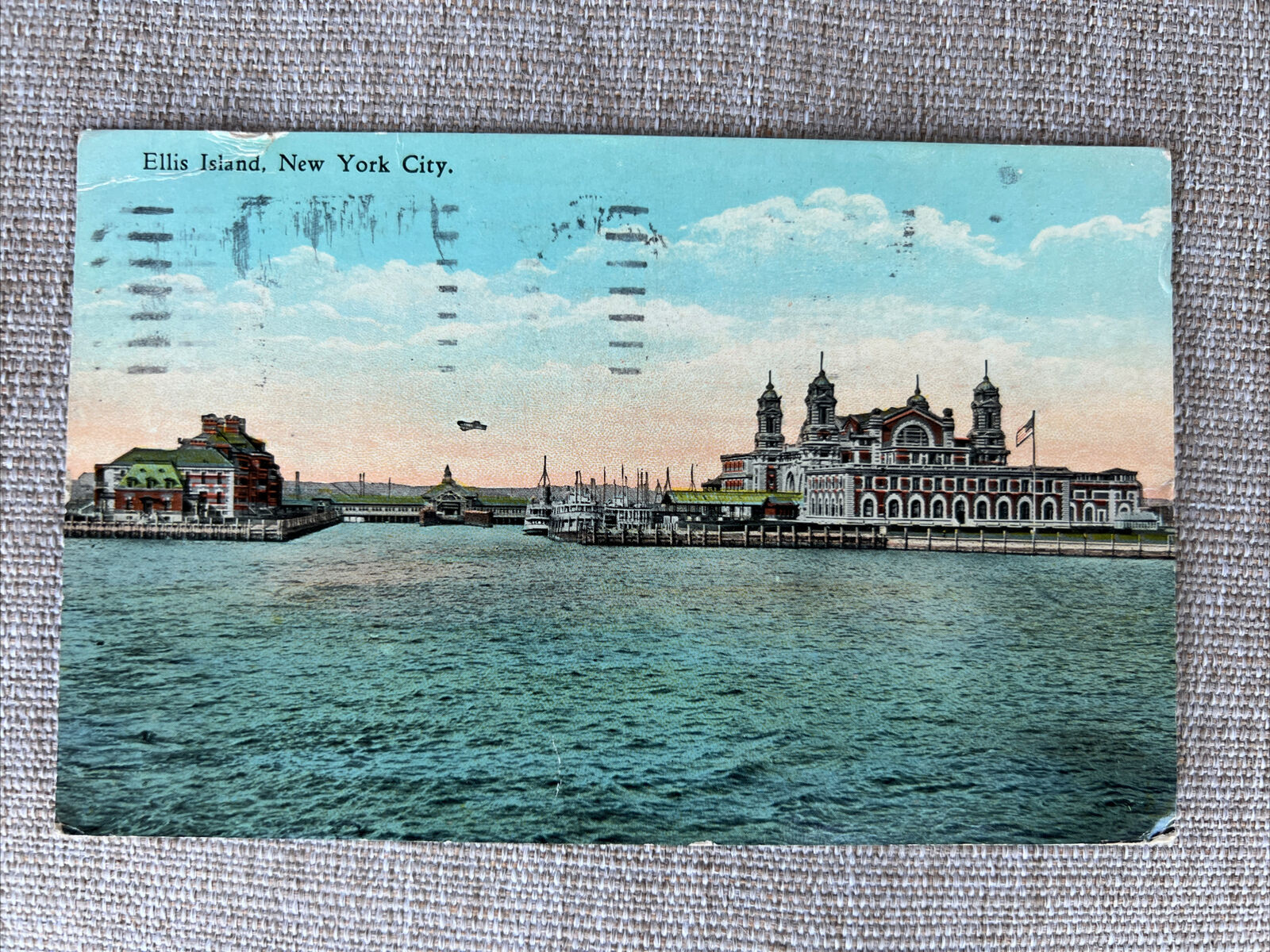 c1927 Ellis Island, New York City, N.Y. Vintage Postcard