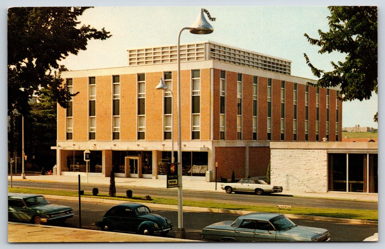 Postcard Hershey Estate Office Building Drug Store Hershey Pennsylvania Unposted