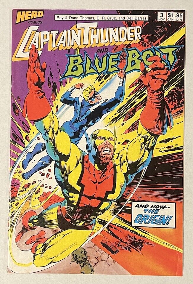 Captain Thunder and Blue Bolt #3 1987 Hero Comics Comic Book - We Combine Shippi