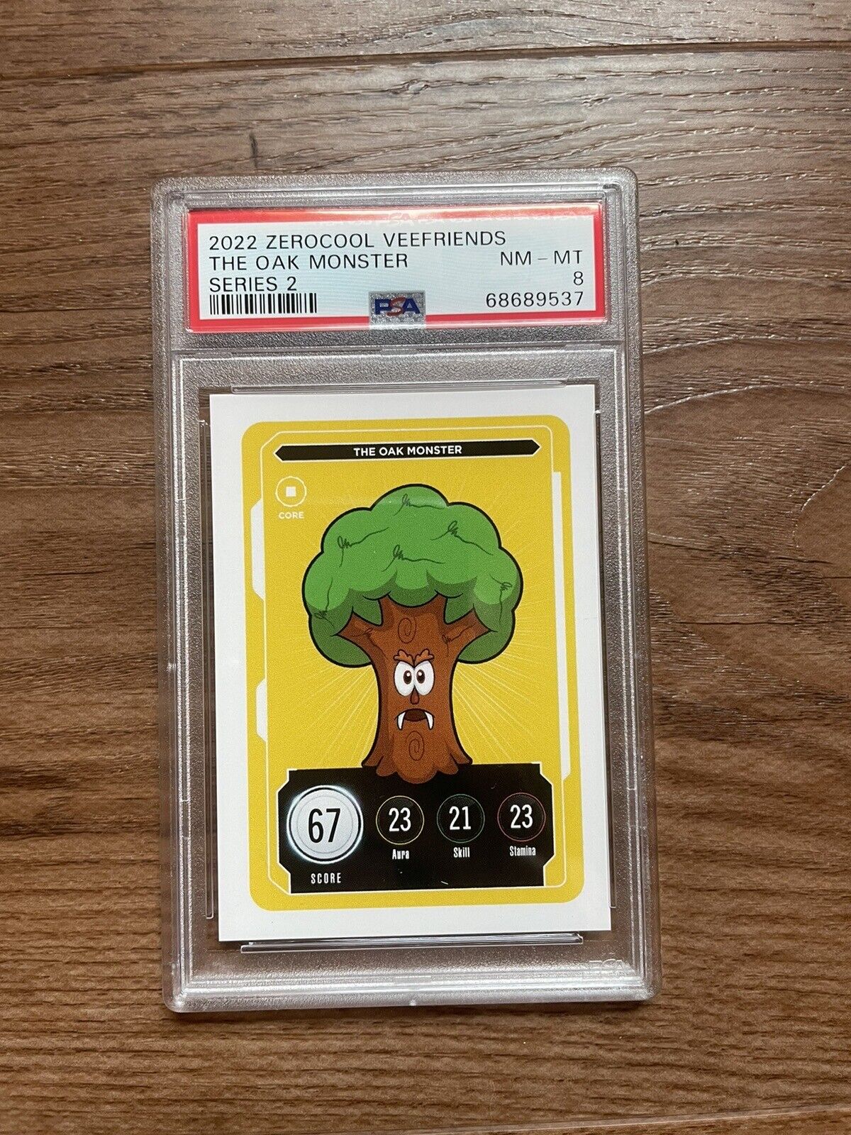Veefriends Compete And Collect The Oak Monster PSA 8