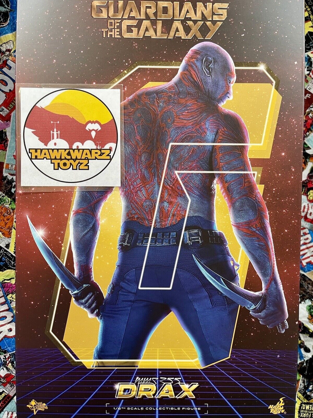 Hot Toys Marvel Guardians Of The Galaxy Drax MMS355 1/6 Sideshow Disney Dave