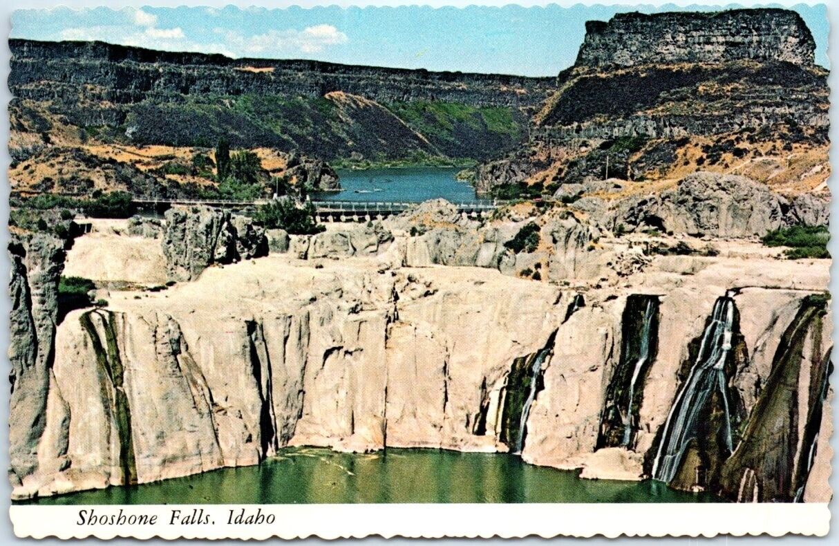 Postcard Shoshone Falls Idaho USA North America