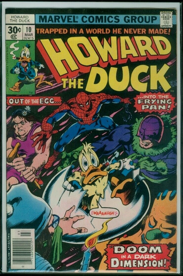 Marvel Comics HOWARD The DUCK #10 FN 6.0