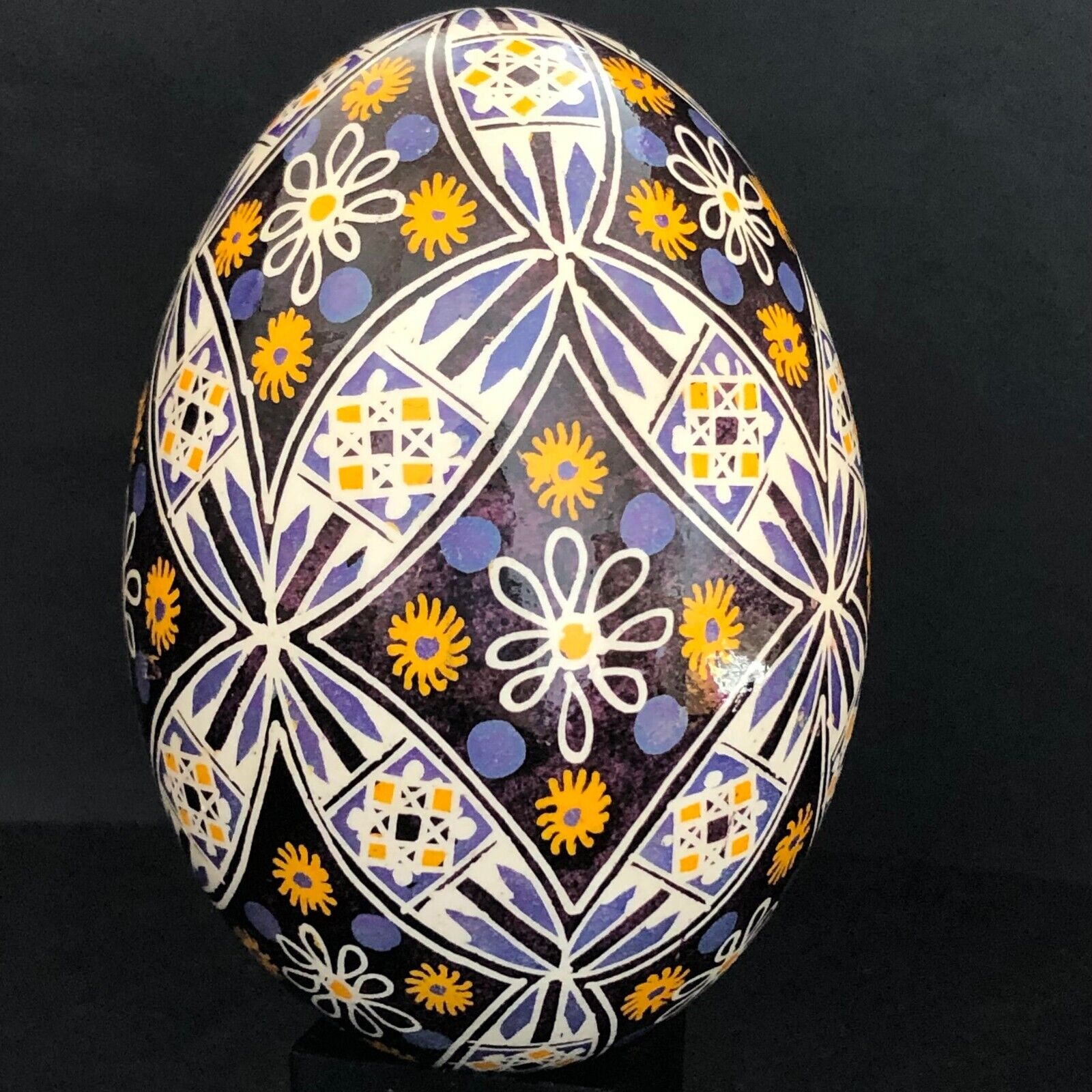 Real Ukrainian Pysanky Goose Pysanka Hand made Hutsul Easter Egg