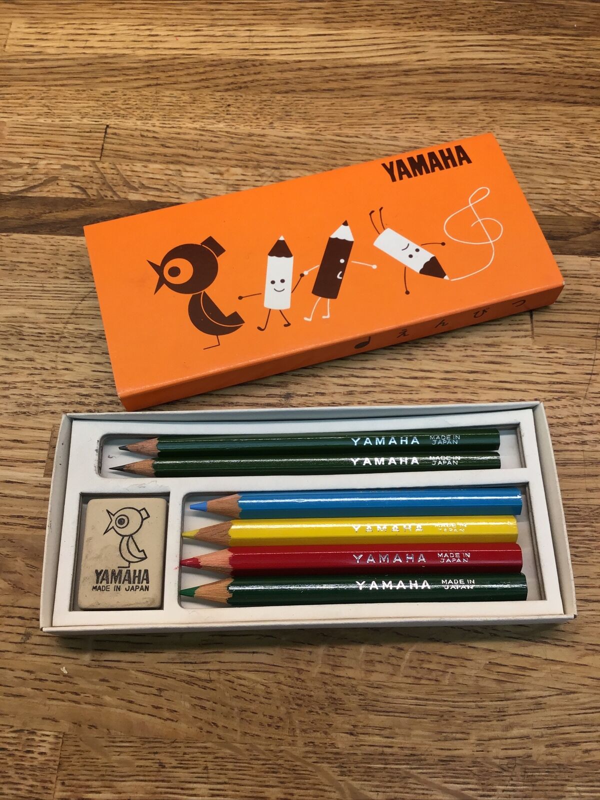 Rare Vintage Yamaha Colored Pencil Set - Yamaha Music -