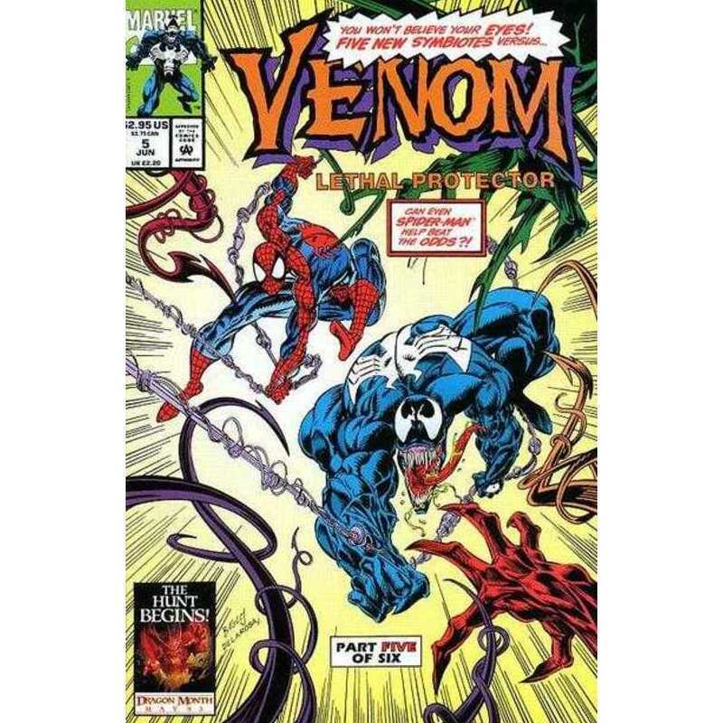 Venom: Lethal Protector (1993 series) #5 in NM minus cond. Marvel comics [u\\