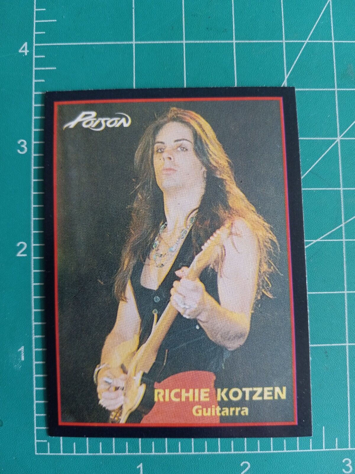 1994 ULTRA FIGUS ARGENTINA ROCK CARDS POISON CARD RICHIE KOTZEN