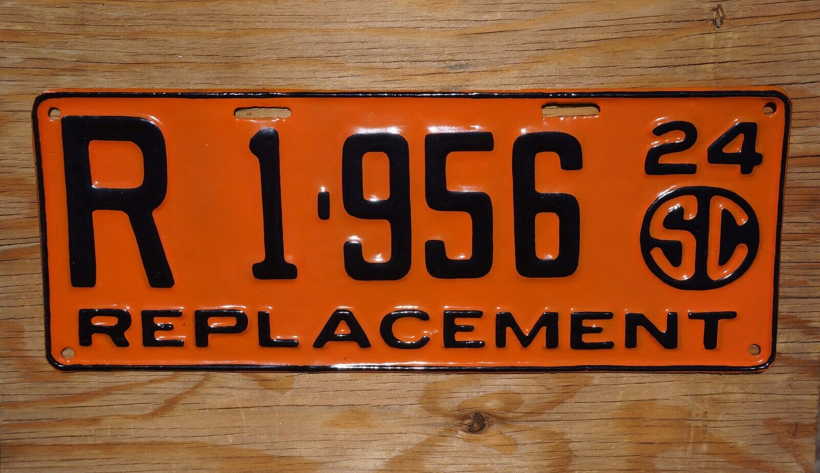1924 South Carolina REPLACEMENT License Plate # 1-956