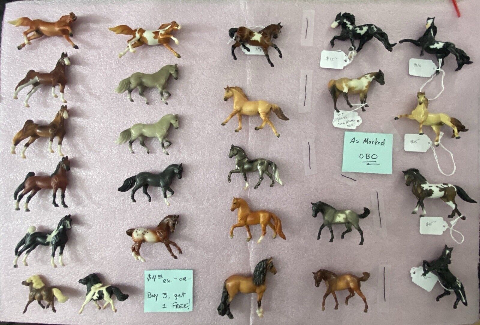 Breyer Lot of 25 Stablemates-Skullduggery-JC Penney -Just About Horses-More
