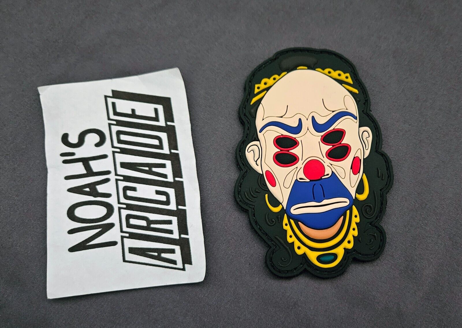 WRMFZY Batman Joker Clown Mask Mystery Gypsy Patch FOG FORWARD TFD SUPDEF GWA