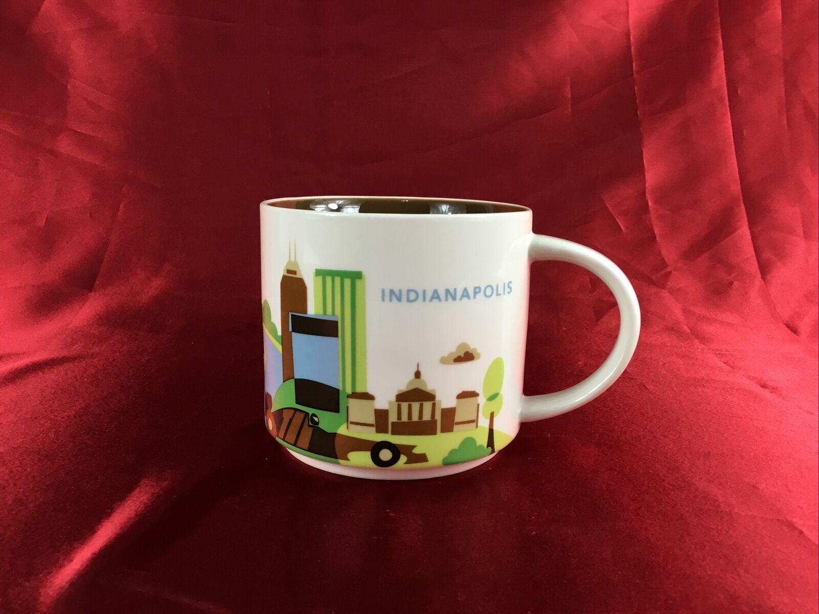 Starbucks Mug 2015 You Are Here Collection Indianapolis 14 oz. Coffee