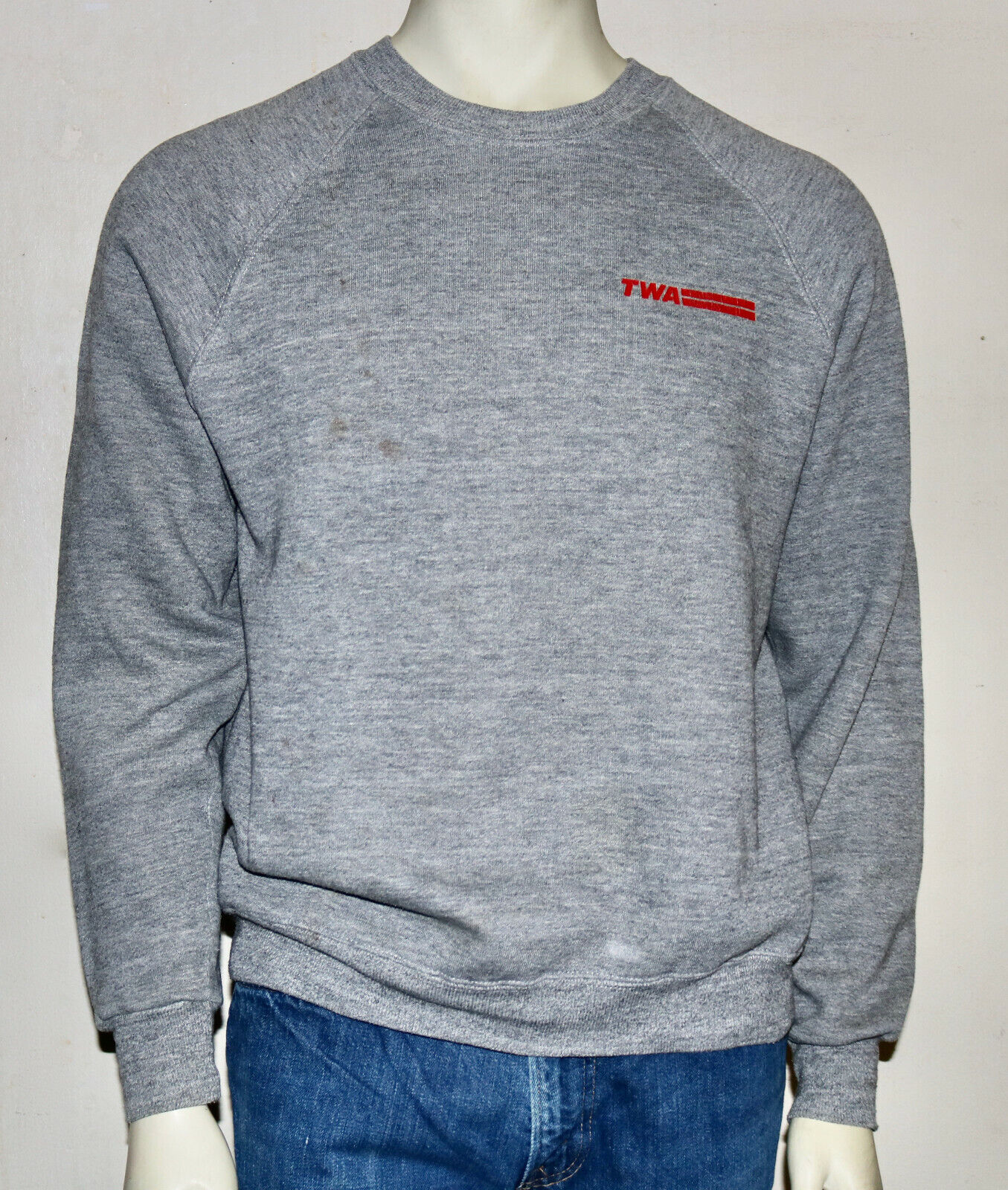 Trans World Airlines TWA vintage sweatshirt and them song record set
