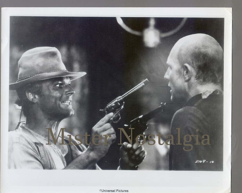 Vintage Photo 1973 Terence Hill with guns in My Name Is Nobody