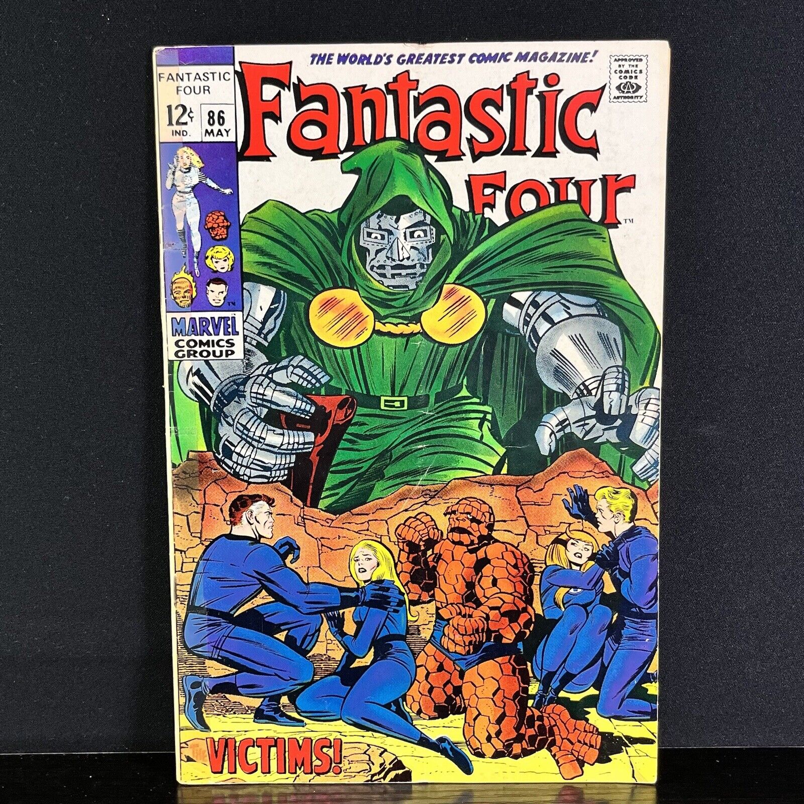 Fantastic Four #86 (Marvel Comics May 1969) Doctor Doom VGC