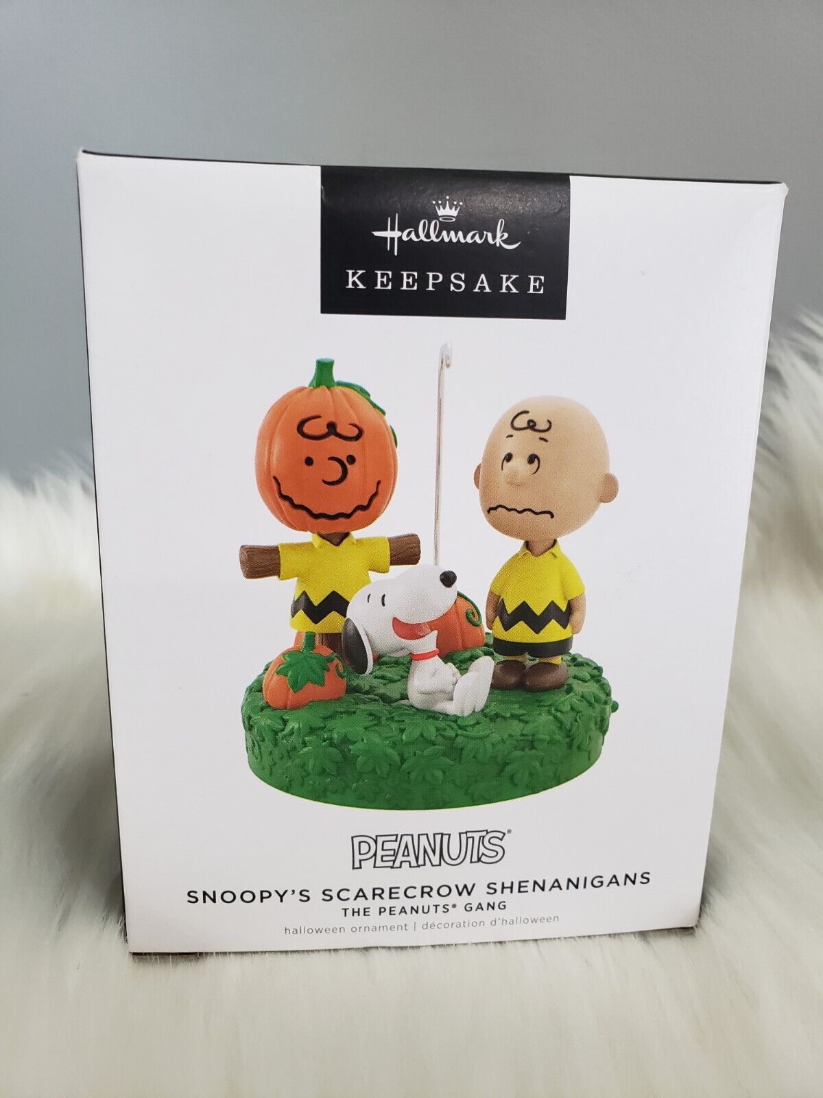 NEW Hallmark Keepsake Snoopys Scarecrow Shenanigans Halloween Christmas Ornament