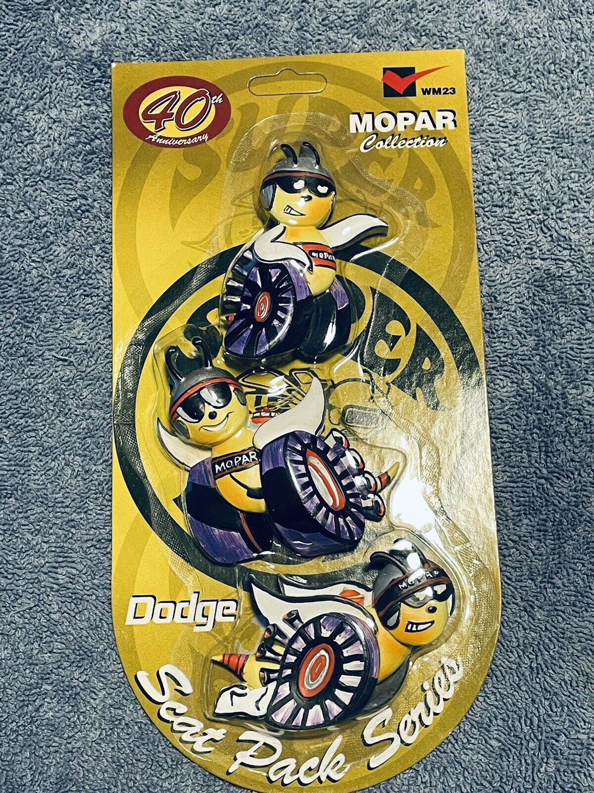 DODGE Super Bee Scat Pack Series Magnets Mopar Bent Rod Garage 40th Anniversary