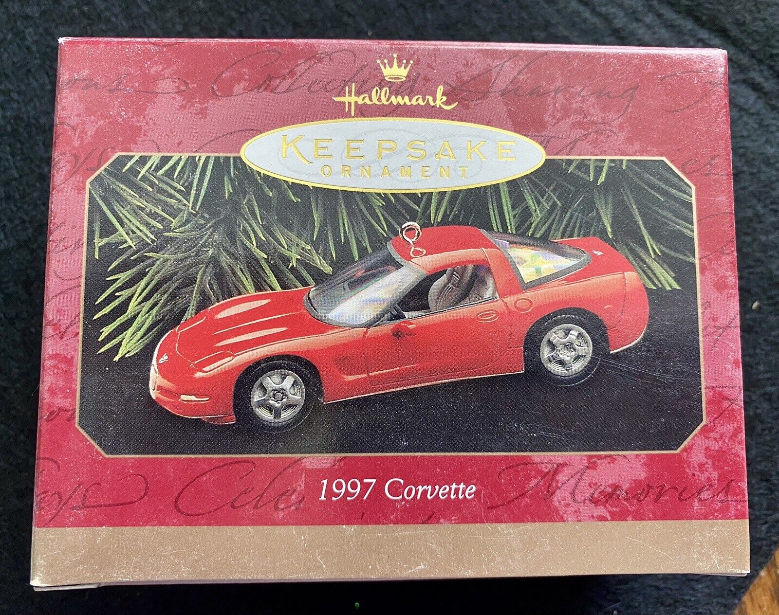 Hallmark Keepsake Ornament 1997 Chevrolet Red Corvette New In Box