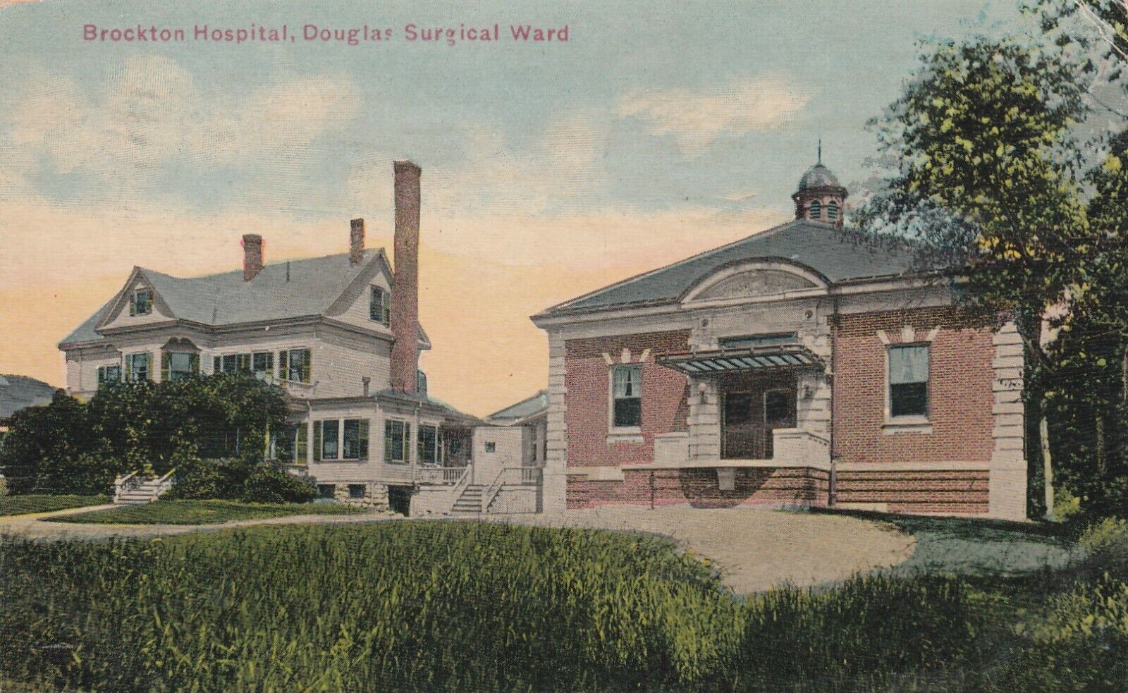 Brockton Hospital Douglas Surgical Ward Massachusetts Postcard Divided Back