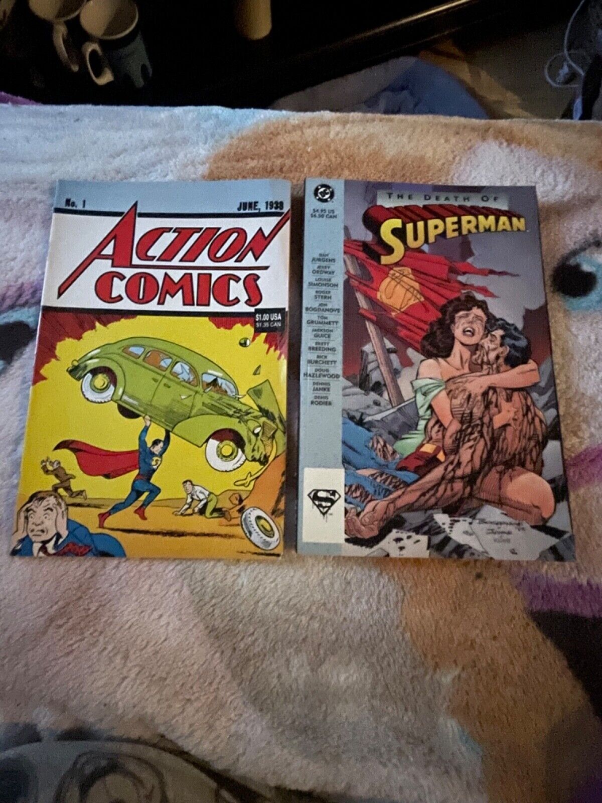 LOT OF 12 OLD SUPERMAN COMIC BOOKS-SOME KEY ISSUES
