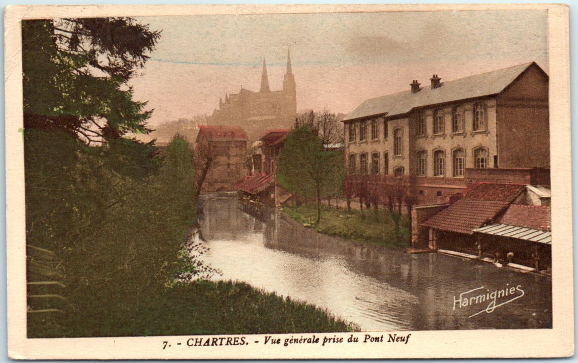 Postcard - Chartres - Vue Generale Prise du Pont Neuf