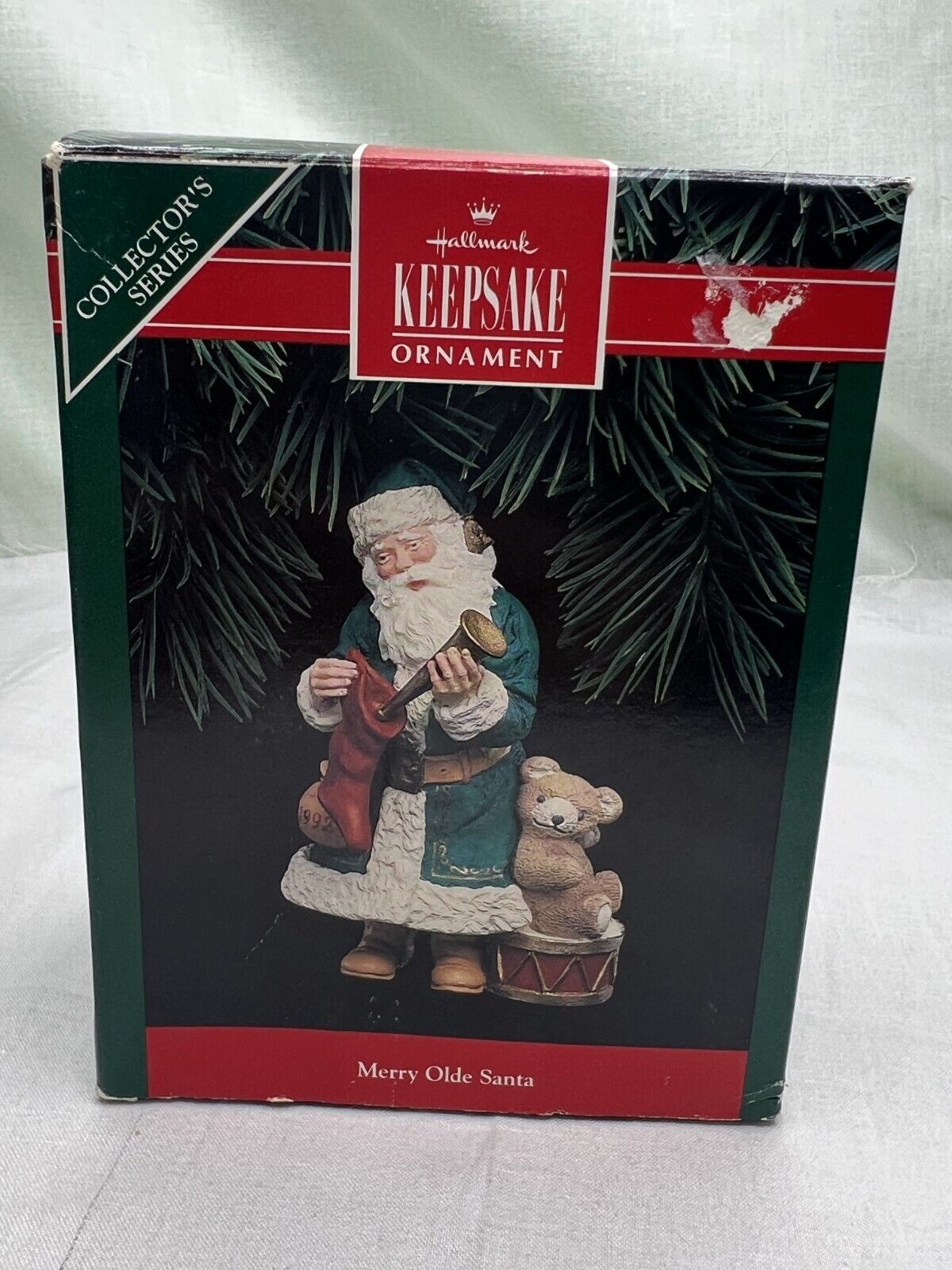 Hallmark 1992 Merry Olde Santa Claus 3rd in Series Christmas Ornament FAST Ship