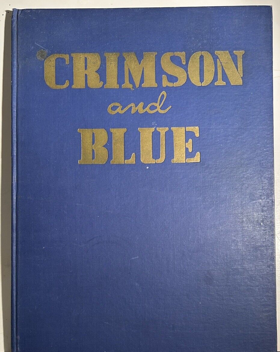 Crimson and Blue Garfield High School  Los Angeles CA Winter 1946 preowned
