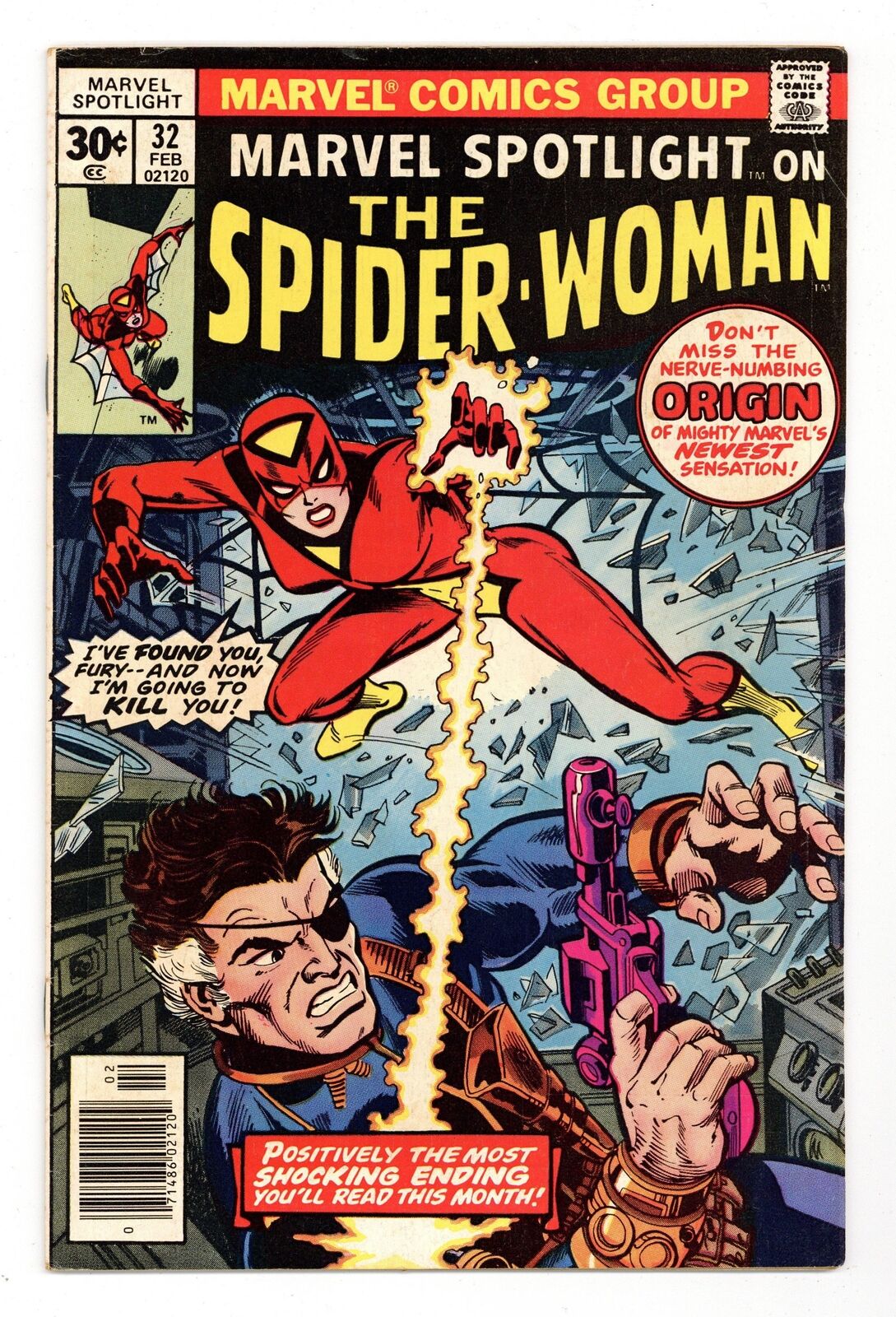 Marvel Spotlight #32 VG/FN 5.0 1977 1st app. and origin Spider-Woman
