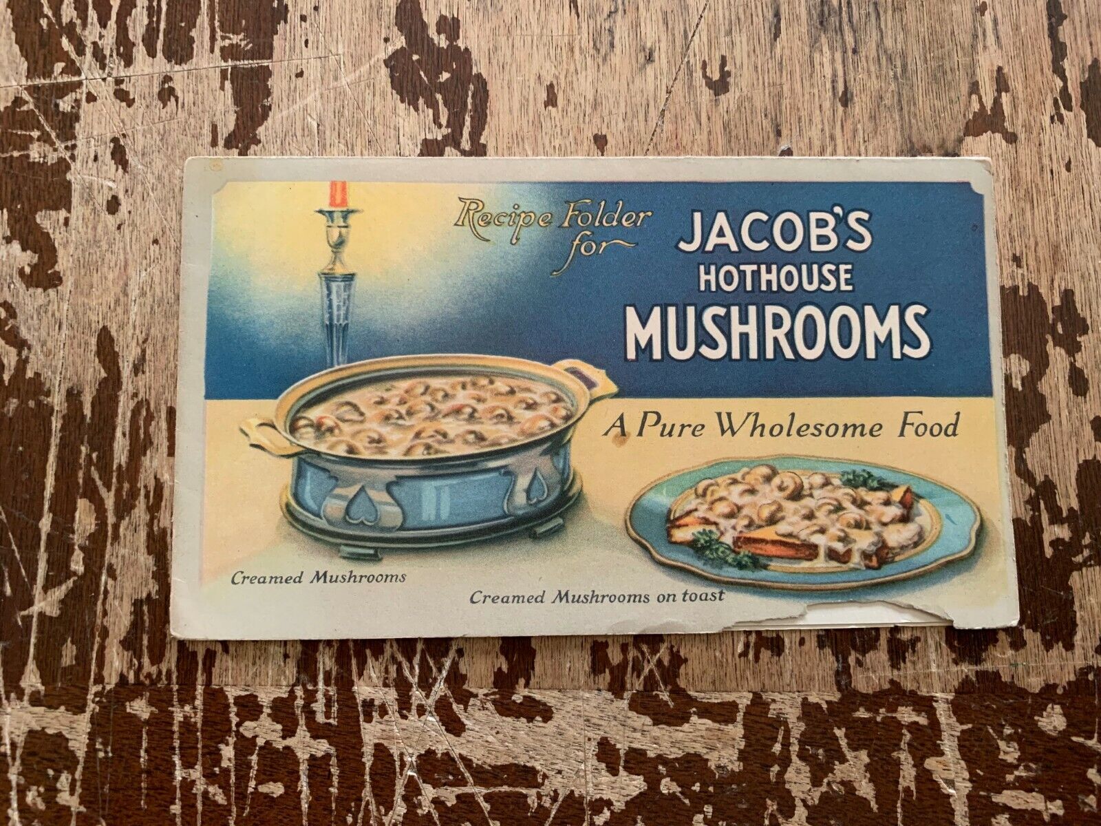 Vintage Jacobs Hothouse Mushrooms National Tea Company Advertisement