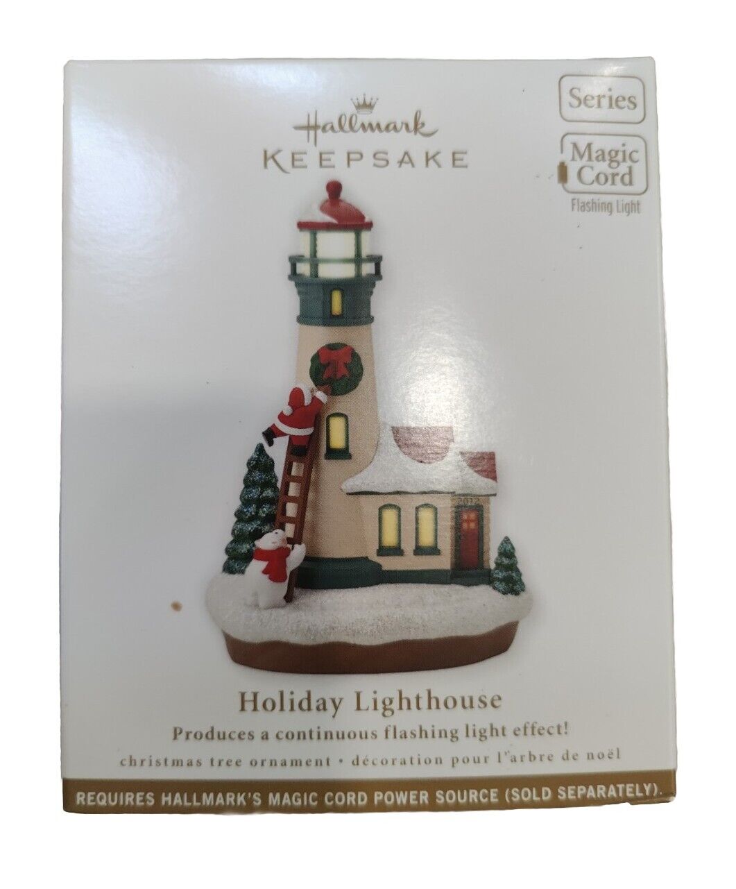Hallmark 2012 Keepsake Ornaments Holiday Lighthouse NEW