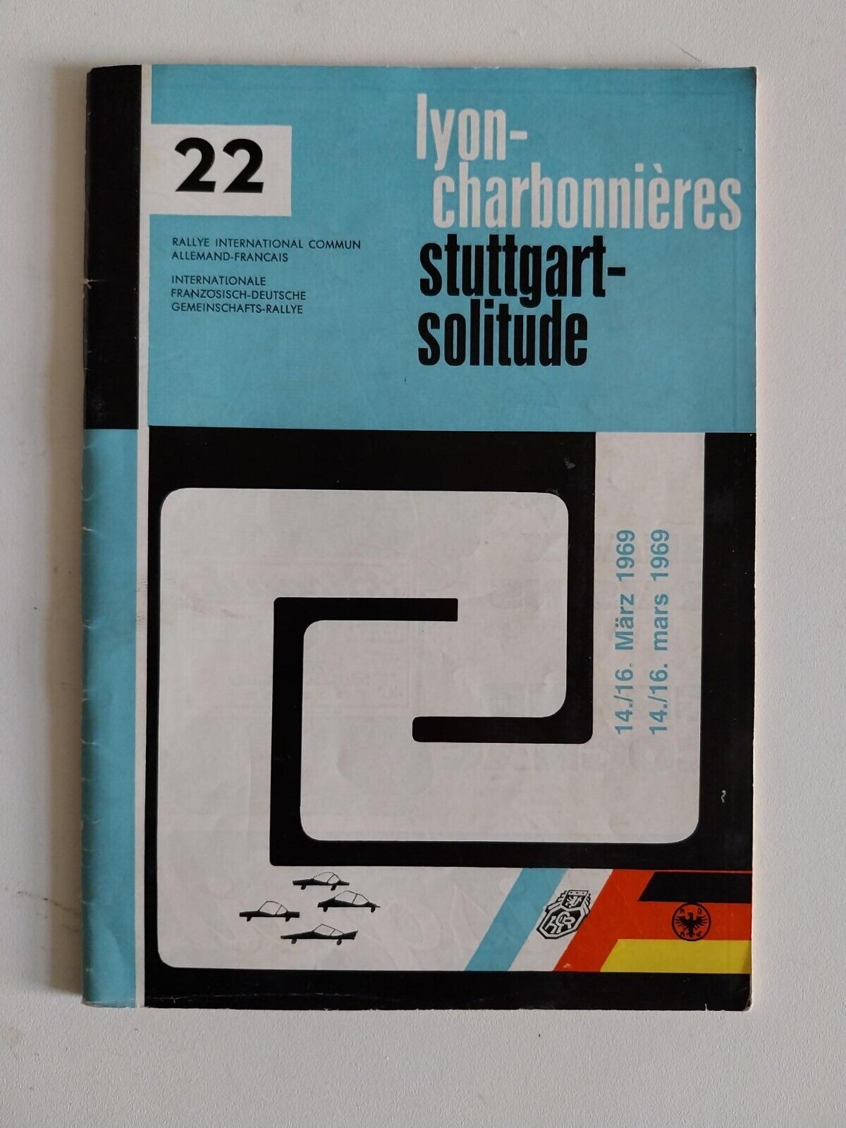Lyon-Charbonnieres Suttgart-Solitude 1969 Official Programme