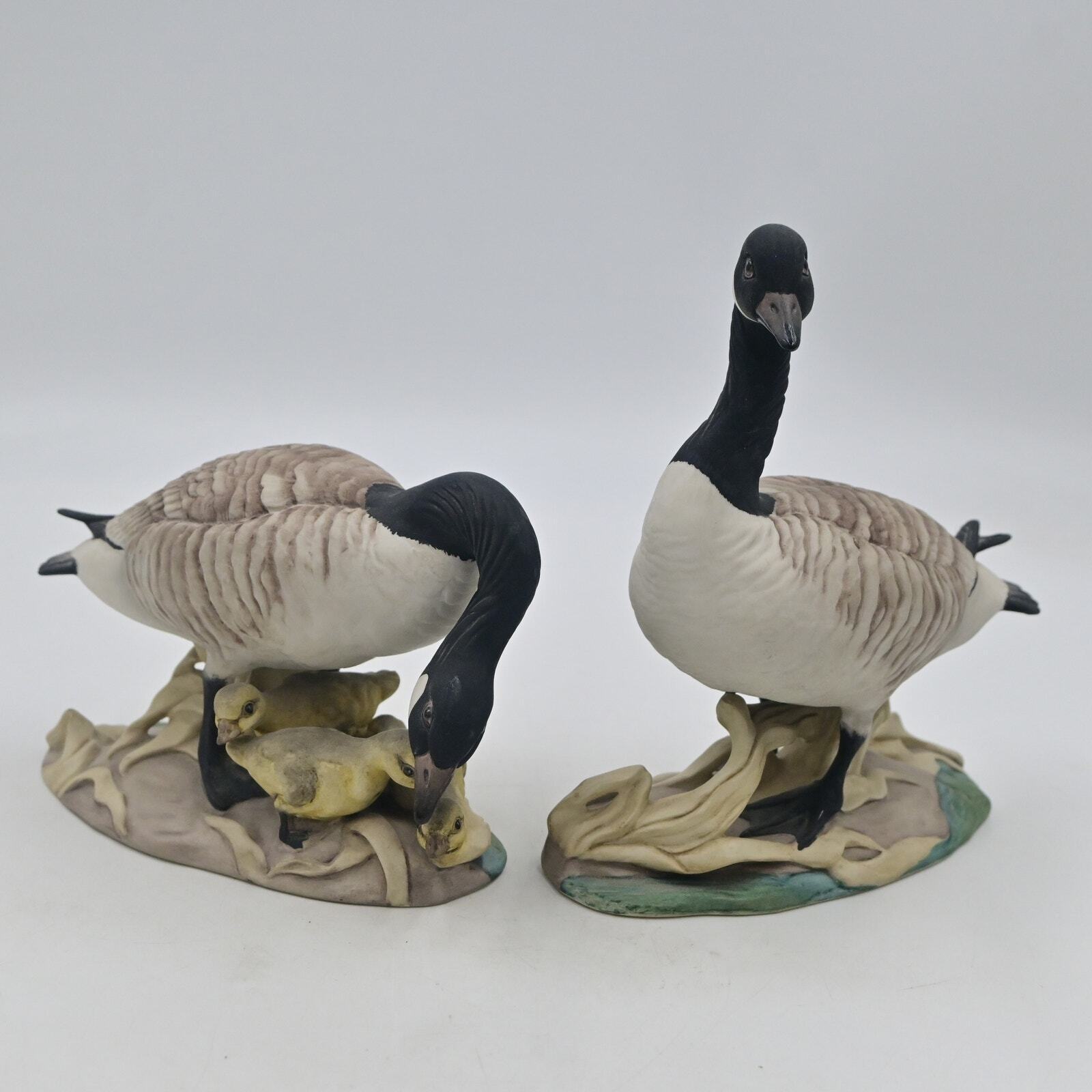 Vintage Boehm Canada Geese 408 & 409 Figures