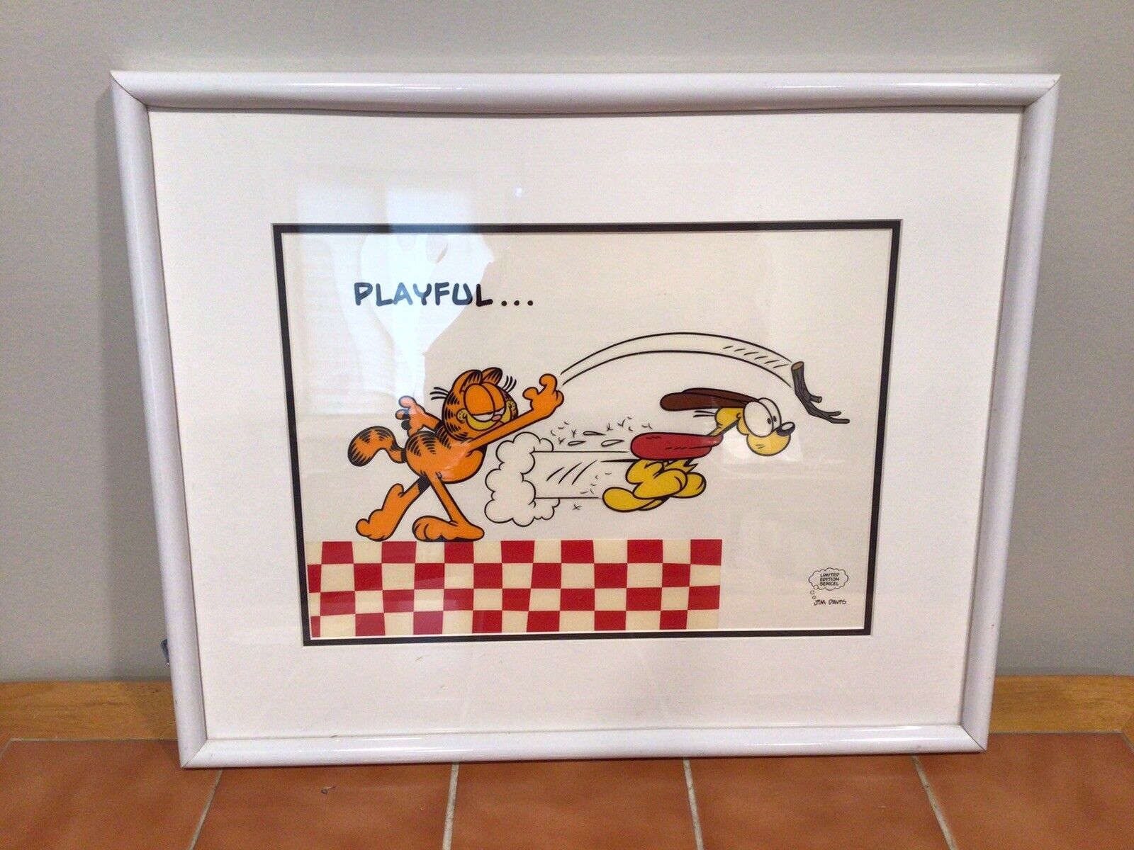 Garfield & Odie Limited Edition Serigraph Cel “Playful”