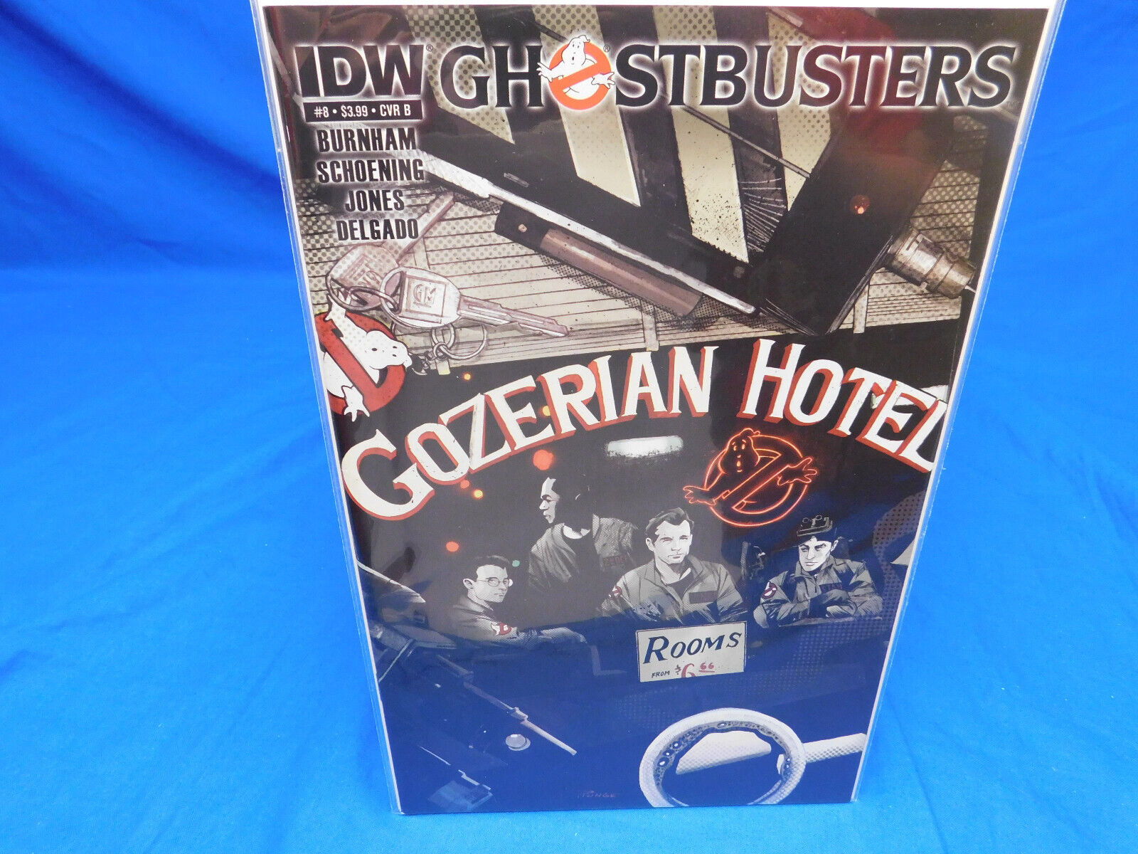 GHOSTBUSTERS #8 COVER B THE DOORS MORRISON HOTEL HOMAGE IDW COMICS 2012 VF/NM