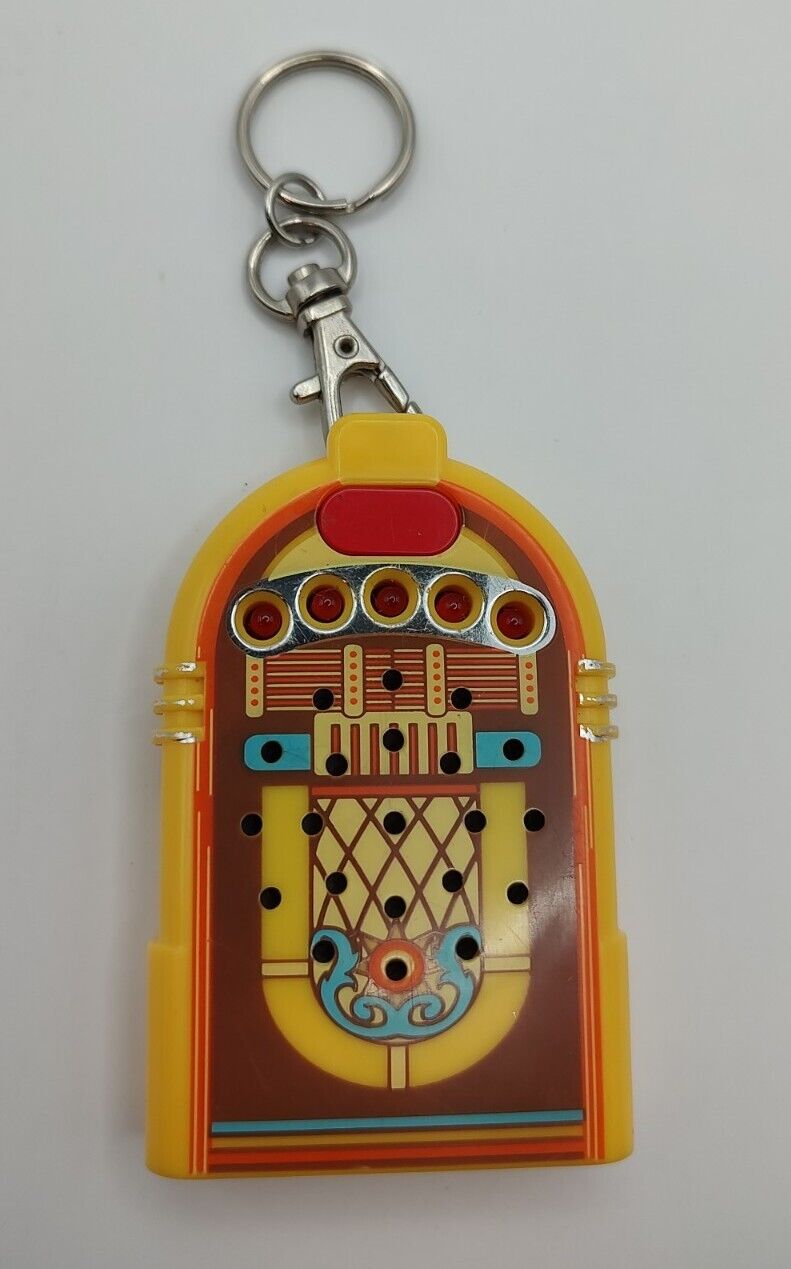 Retro Jukebox Keychain Clip-On \