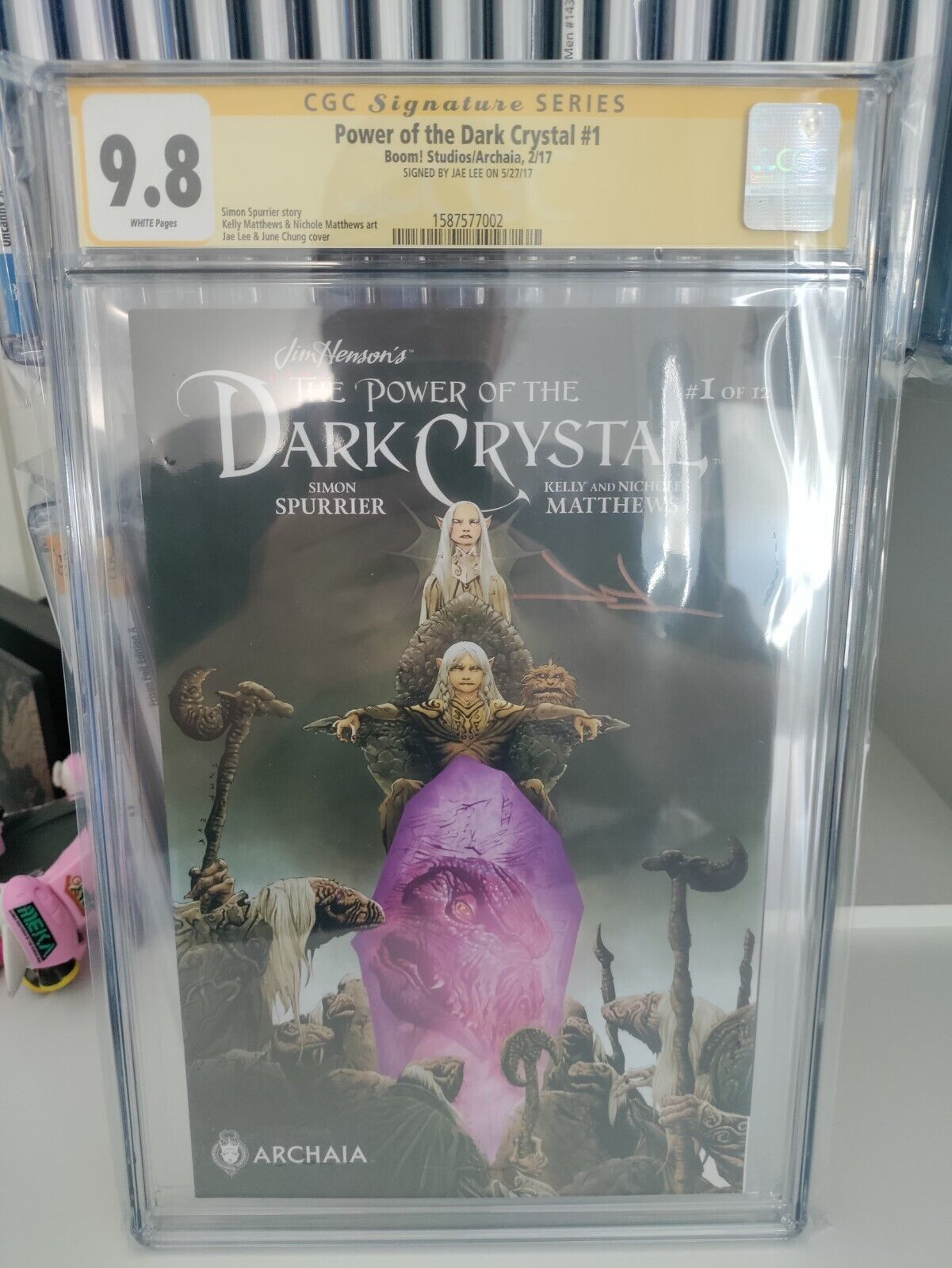 JIM HENSON'S POWER OF THE DARK CRYSTAL #1 1st PRINT CGC SS 9.8 SIGNED BY JAE LEE