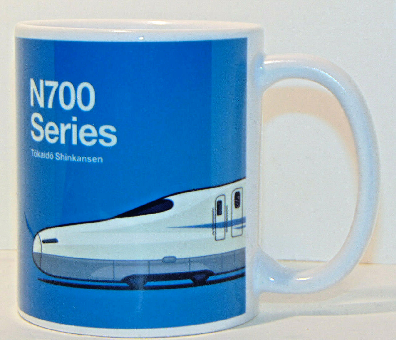 NEW N700 SERIES TOKAIDO SHINKANSEN COFFEE MUG/CUP GREAT GRAPHICS BULLET TRAIN