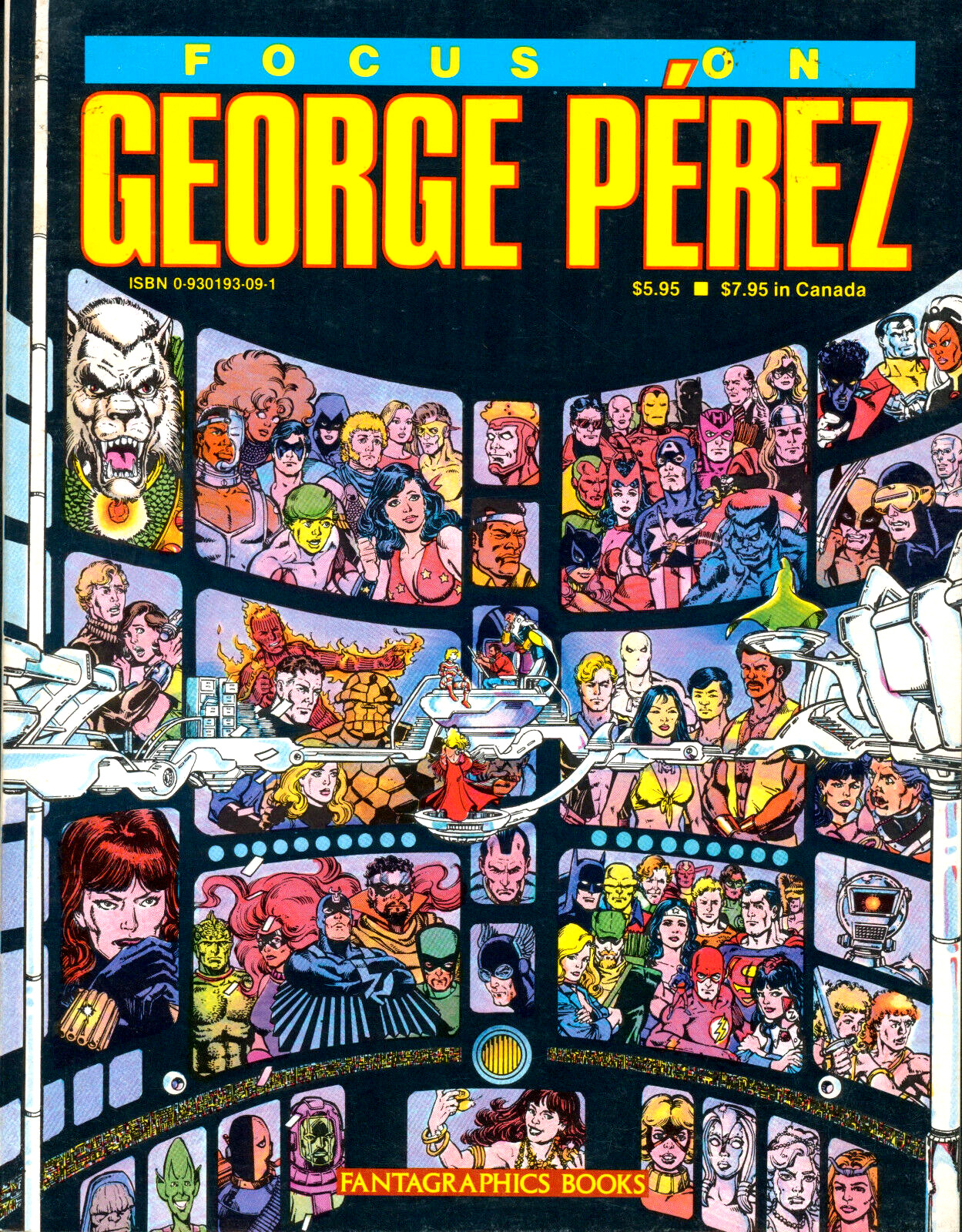 Focus on George Perez Fantagraphics 1985 VF