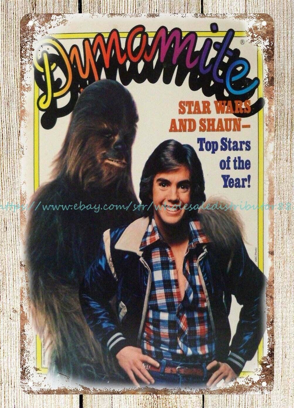 1978 Dynamite Magazine Chewbacca wookie Shaun Cassidy Hardy Boy Battlestar