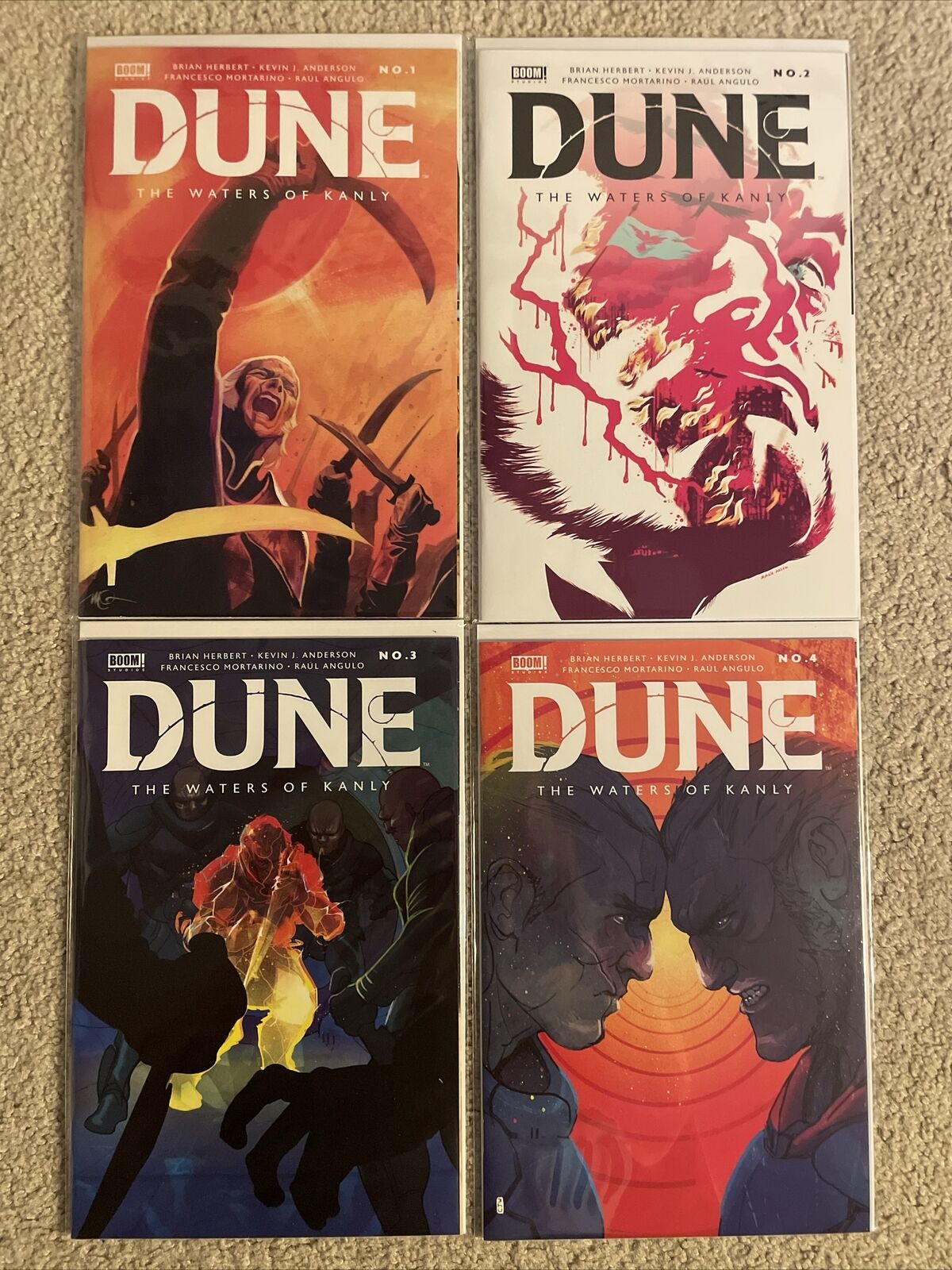 Dune The Waters of Kanly #1-4 Complete Full Series Set Boom Studios Comics Lot