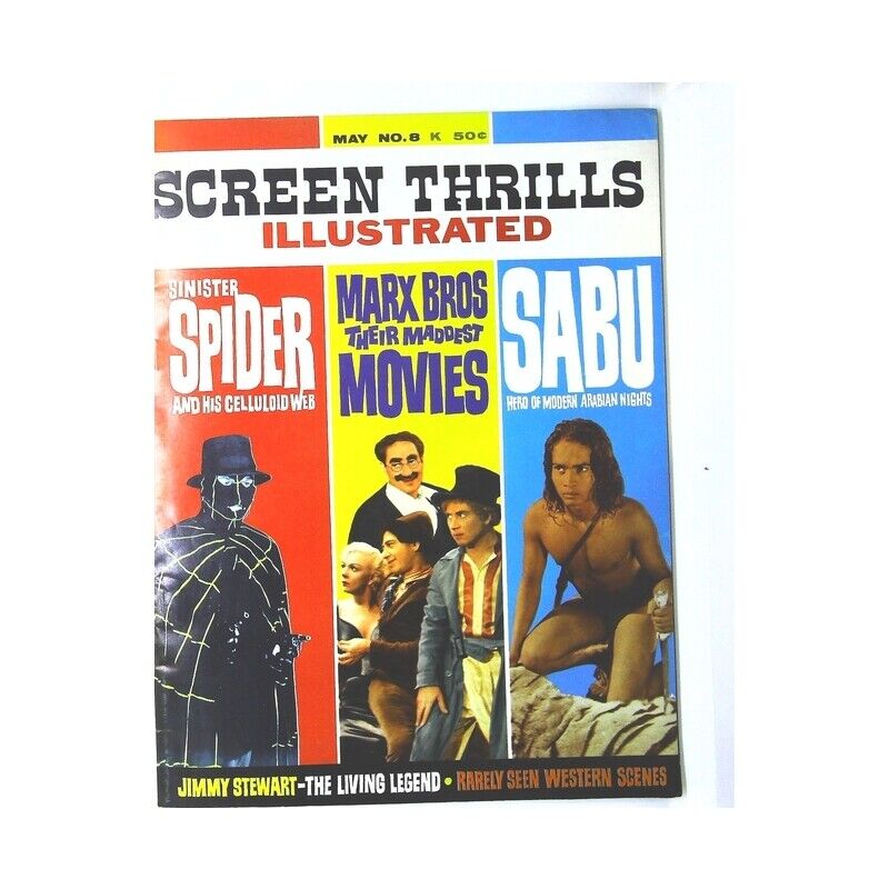 Screen Thrills Illustrated #8 in Fine + condition. [m
