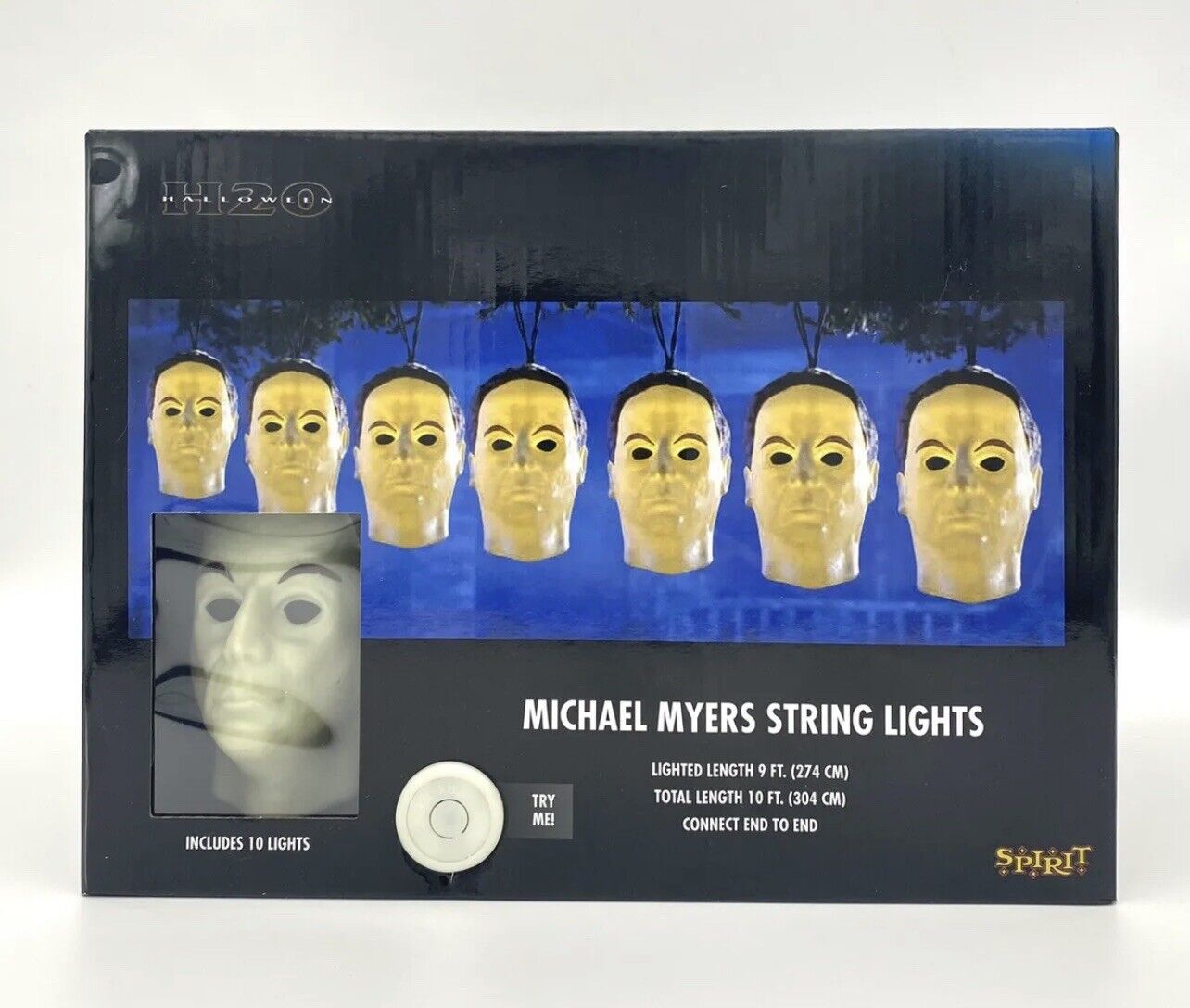 NEW Michael Myers Halloween H20 String Lights Plays Theme Song