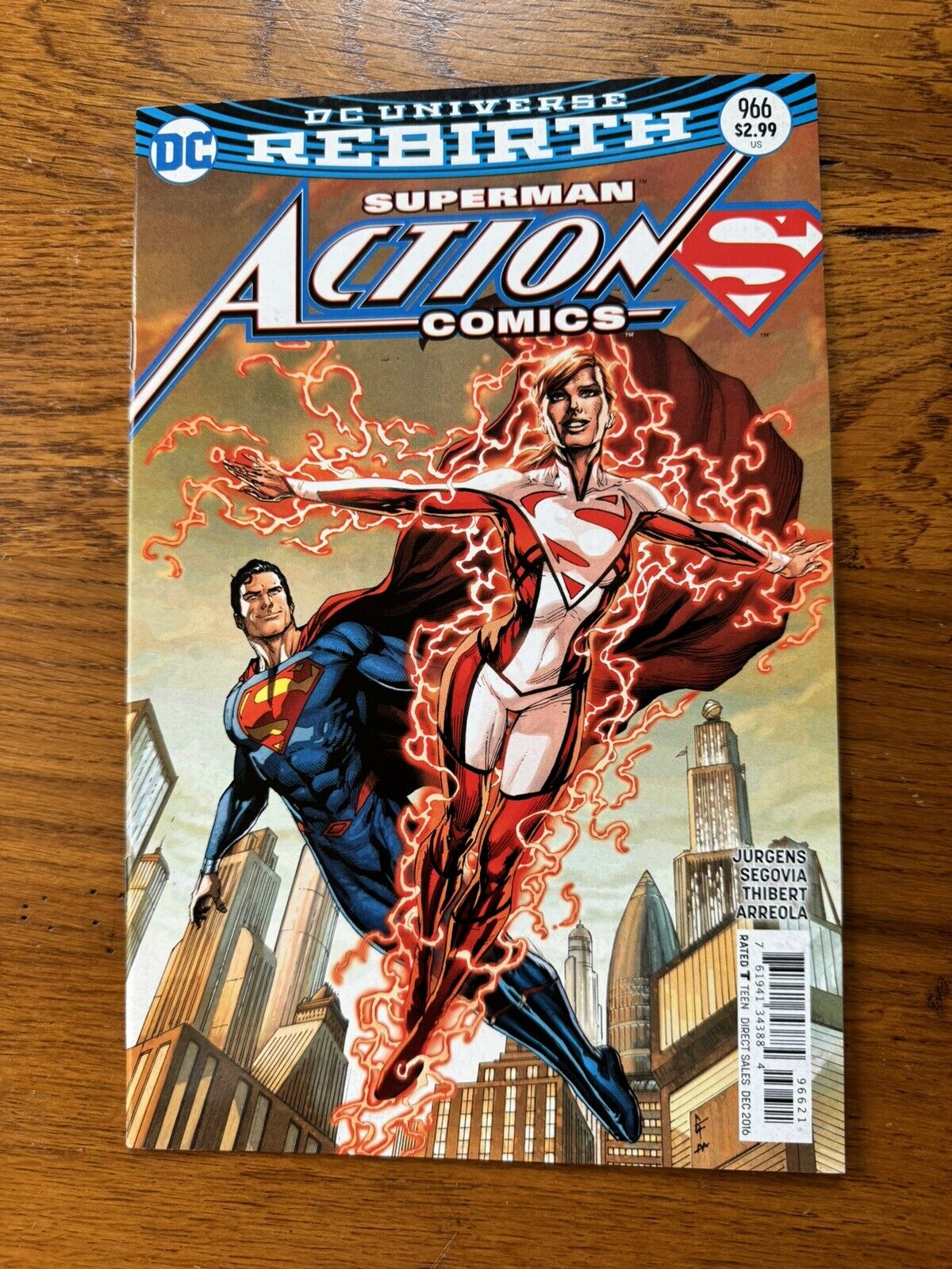 Superman in Action Comics #966 December 2016 DC Comics