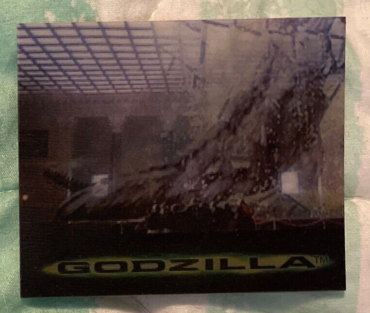 Godzilla Lenticular 3D Card Taco Bell Exclusive TOHO 1998 