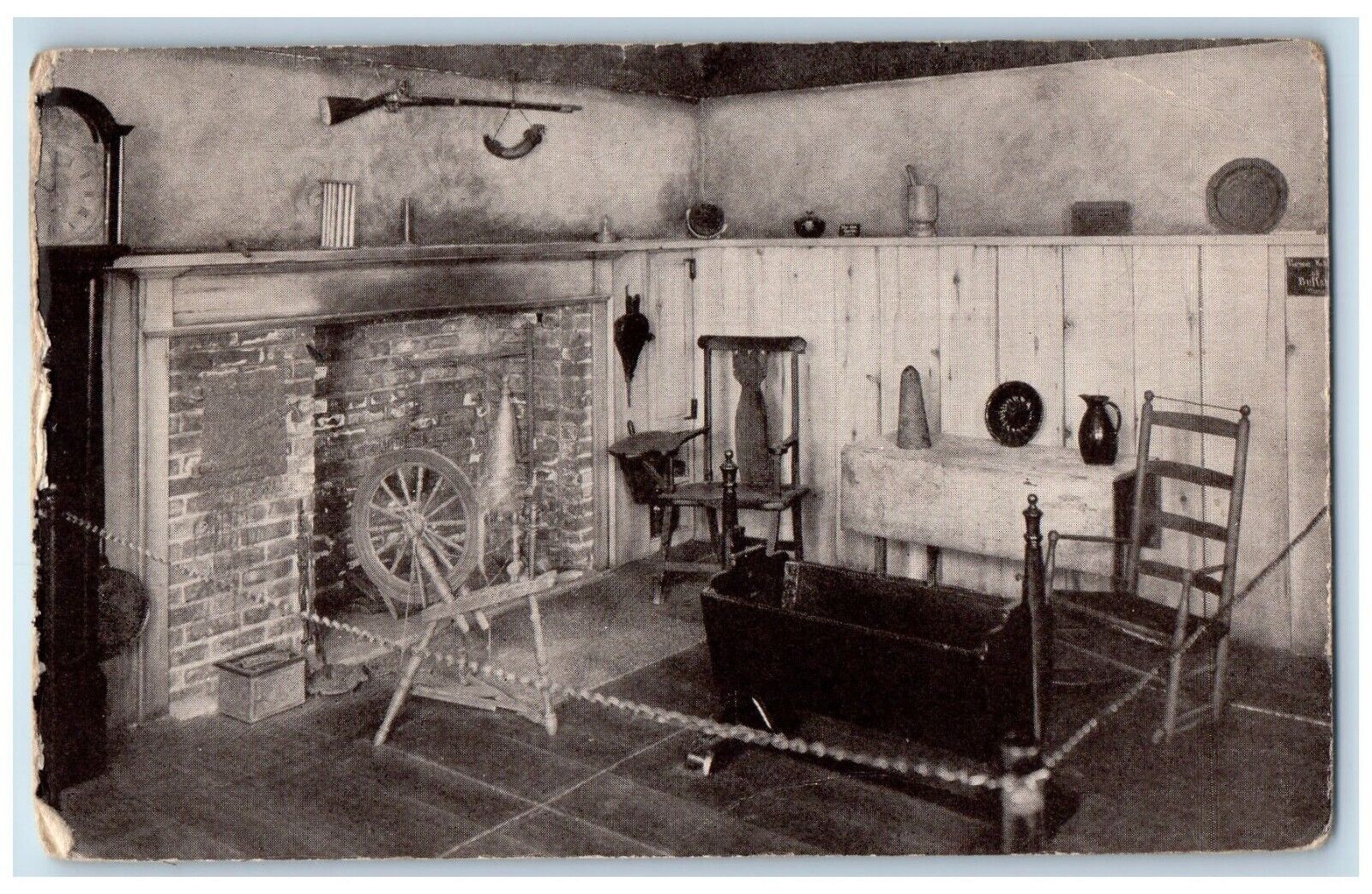 c1920s Pioneer Kitchen in Museum of Buffalo Historical Society New York Postcard