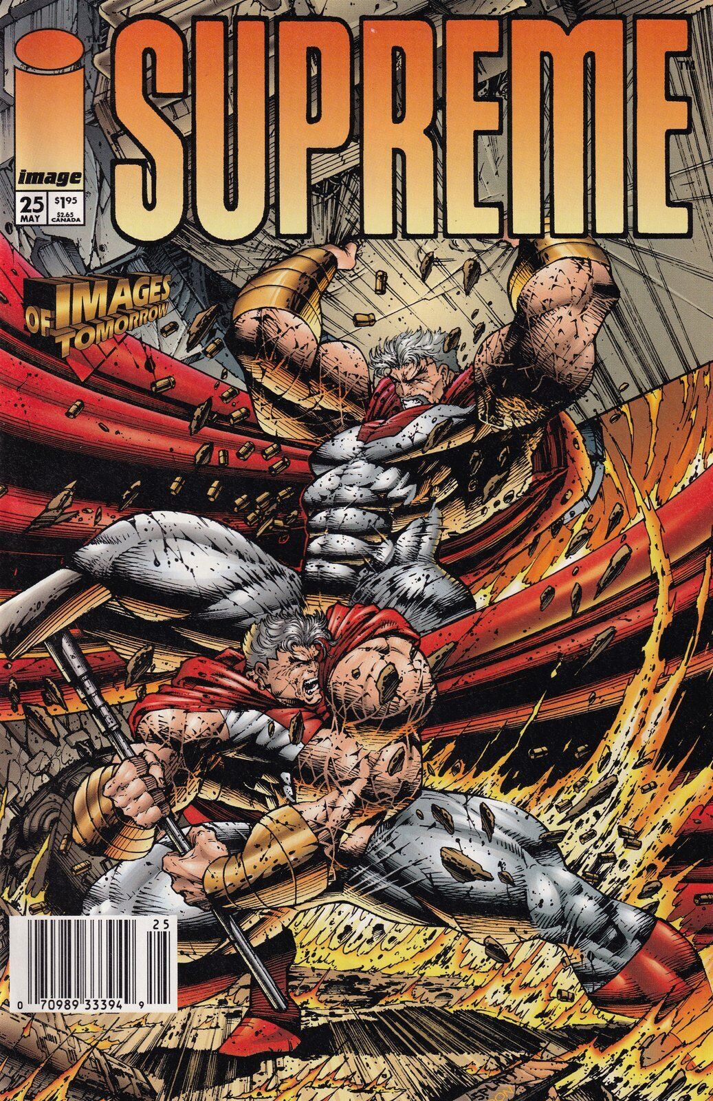 Supreme #25 Newsstand Cover (1992-1996) Image Comics