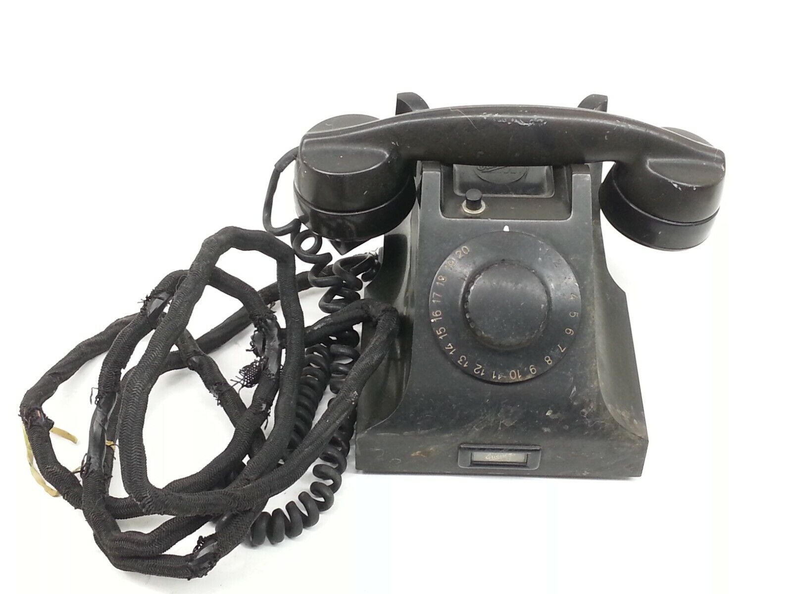 RARE Antique LM Ericsson Bakelite Phone 20 Lines Original Made In Sweden
