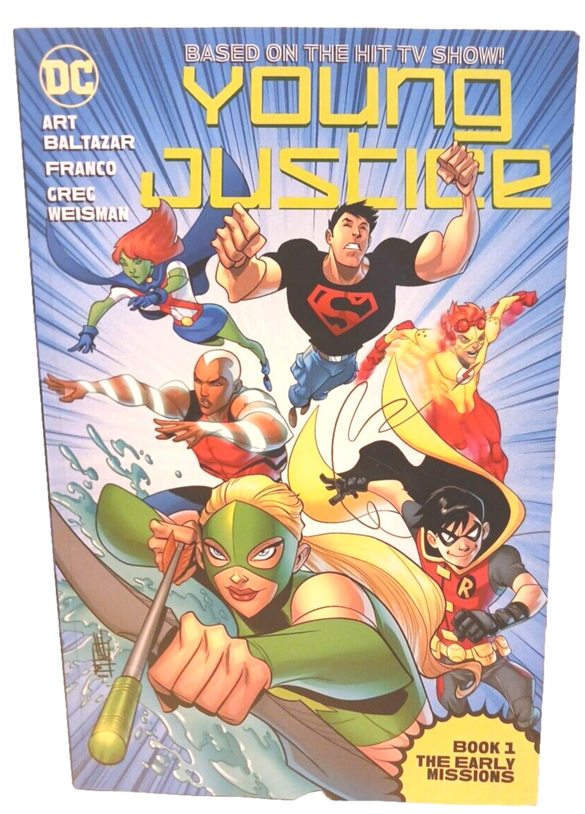 Young Justice Book One: The Early Missions Paperback Art Baltazar