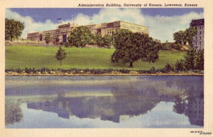 LAWRENCE, KS ADMINISTRATION BUILDING UNIVERSITY OF KANSAS 1953